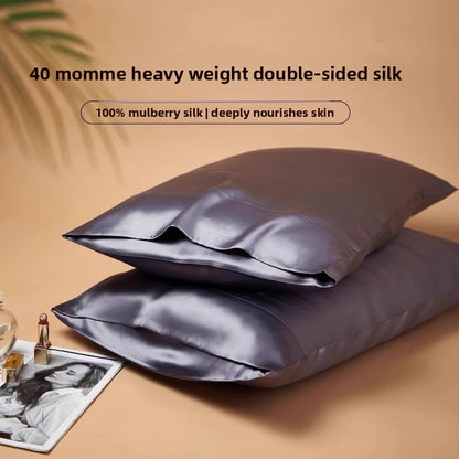 40 Momme Mulberry Silk Pillowcase, Double-Sided