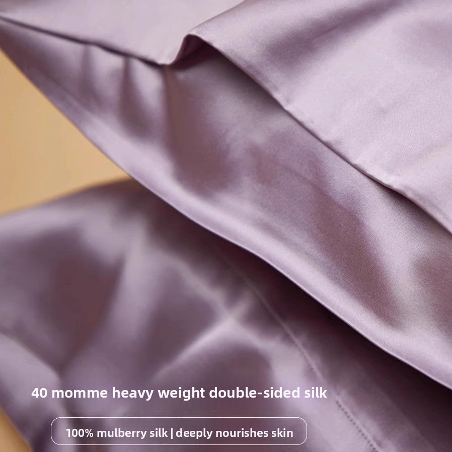 40 Momme Mulberry Silk Pillowcase, Double-Sided